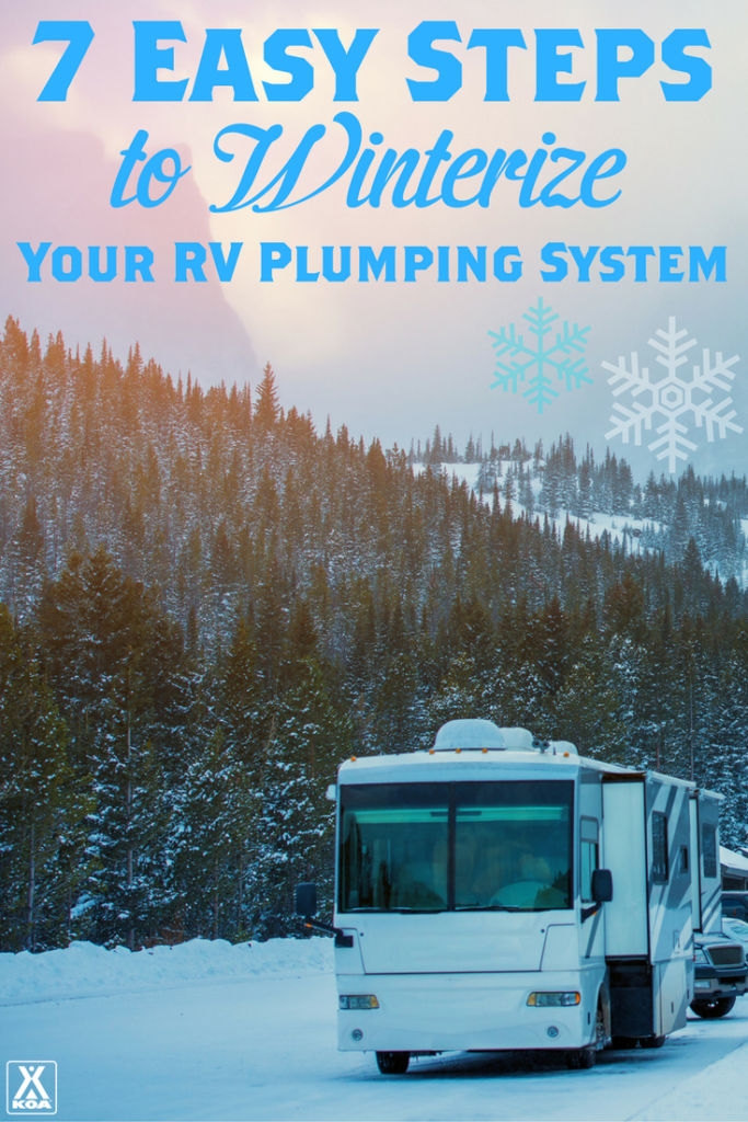 7 Easy Steps to Winterize Your RV Plumbing System