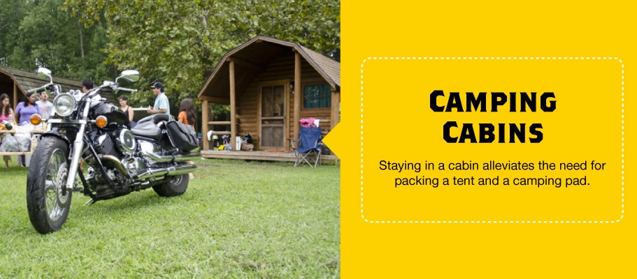 Cabins for Motorcycle Camping