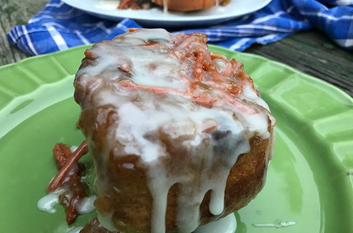 Carrot Cake Cinnamon Rolls