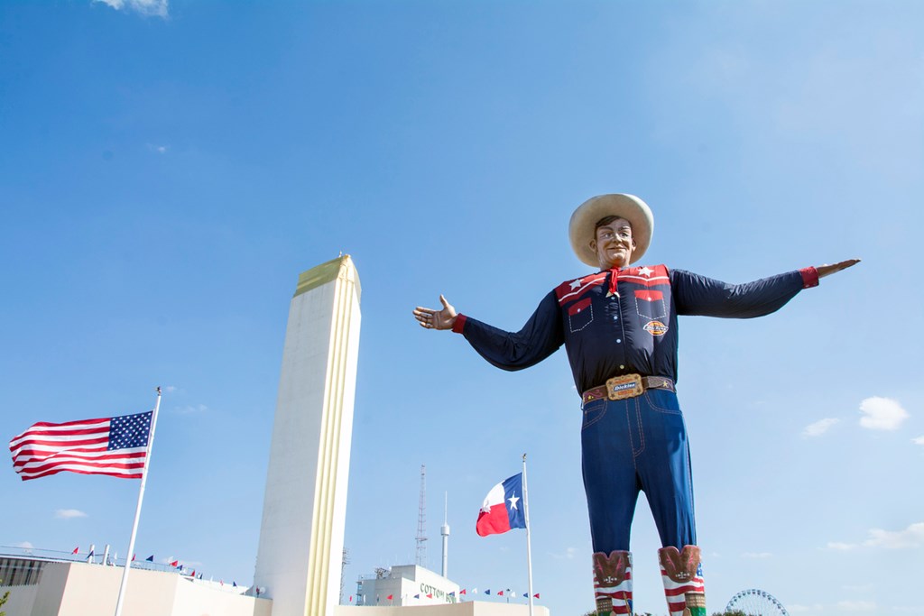 Big Tex at the Texas state fairgrounds