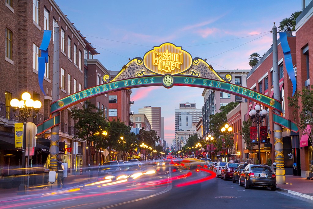 Gas Lamp Quarter, San Diego