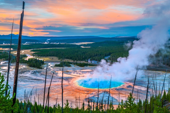 Grand Prismatic Spring - Yellowstone National Park