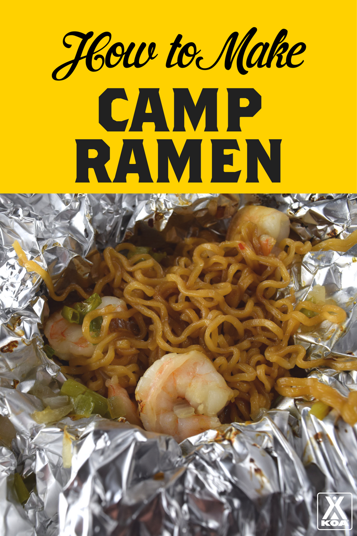 Learn How to Make Ramen in a Foil Packet - Camp Ramen is Sure to Be a New Favorite!