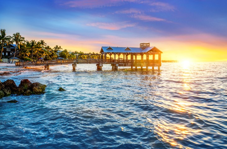 Pier at Key West, Florida