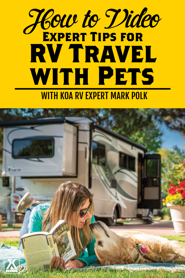 Watch this video to help make traveling with part by RV as comfortable as possible.