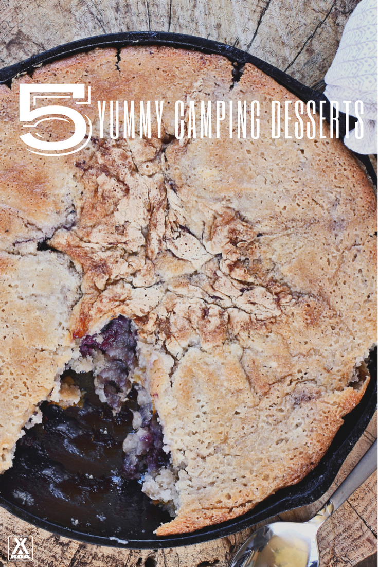 No s'mores here! Try these camping desserts.