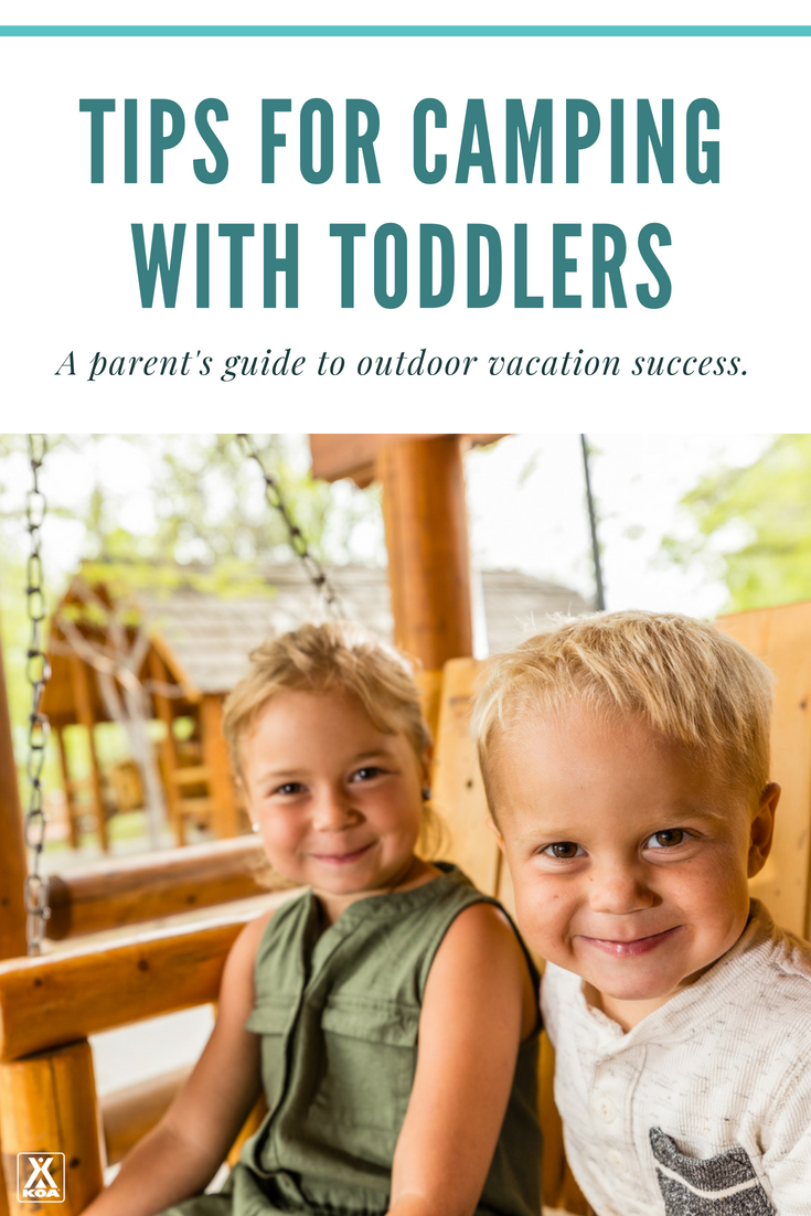 Tips for camping with toddlers 