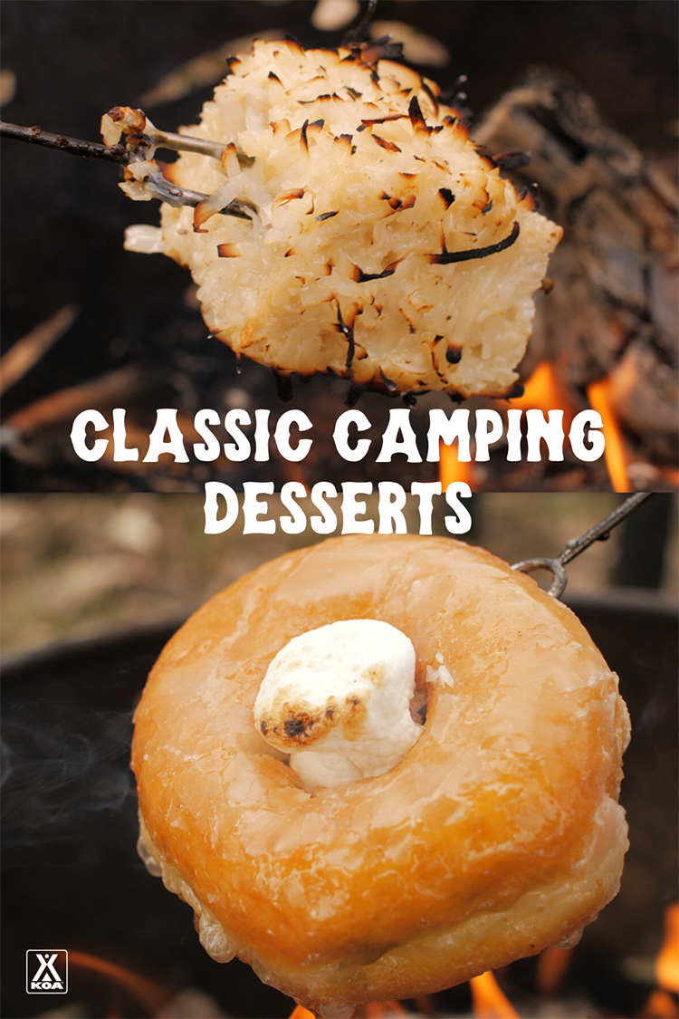 Add some vintage flair to your next camping trip with these classic camping desserts. Learn to make angel halos and coconut or cinnamon sugar squares - perfect sweet treats for your next camping trip.