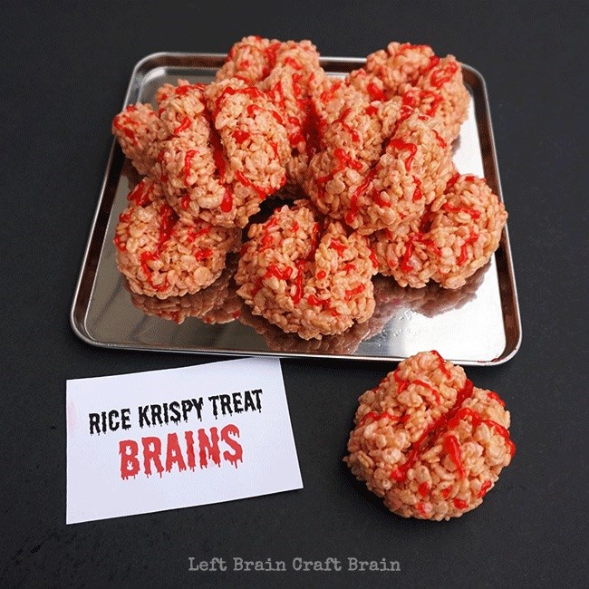 Rice Krispie Treat Brains