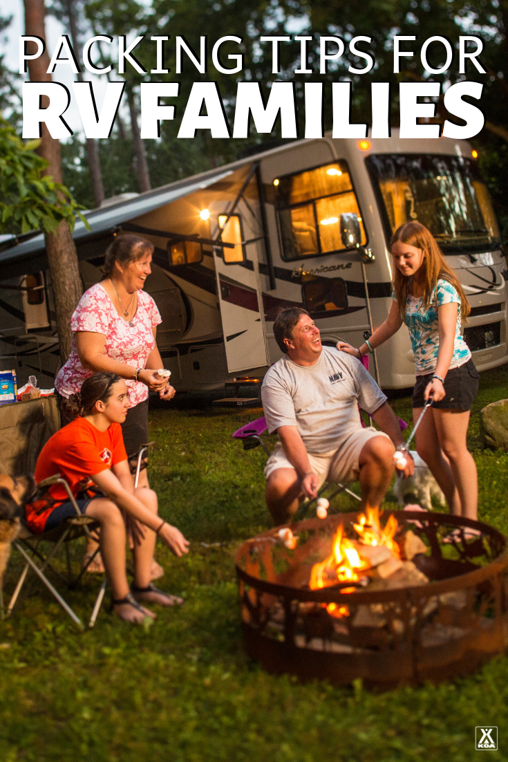 Packing for a family RV trip? You'll want to read these tips for packing for RV families.