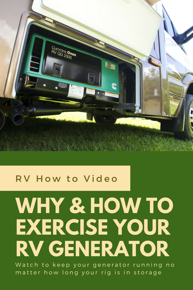 Watch to learn about exercising your RV generator