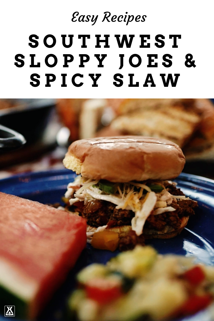 Make Southwest Sloppy Joes & Spicy Slaw