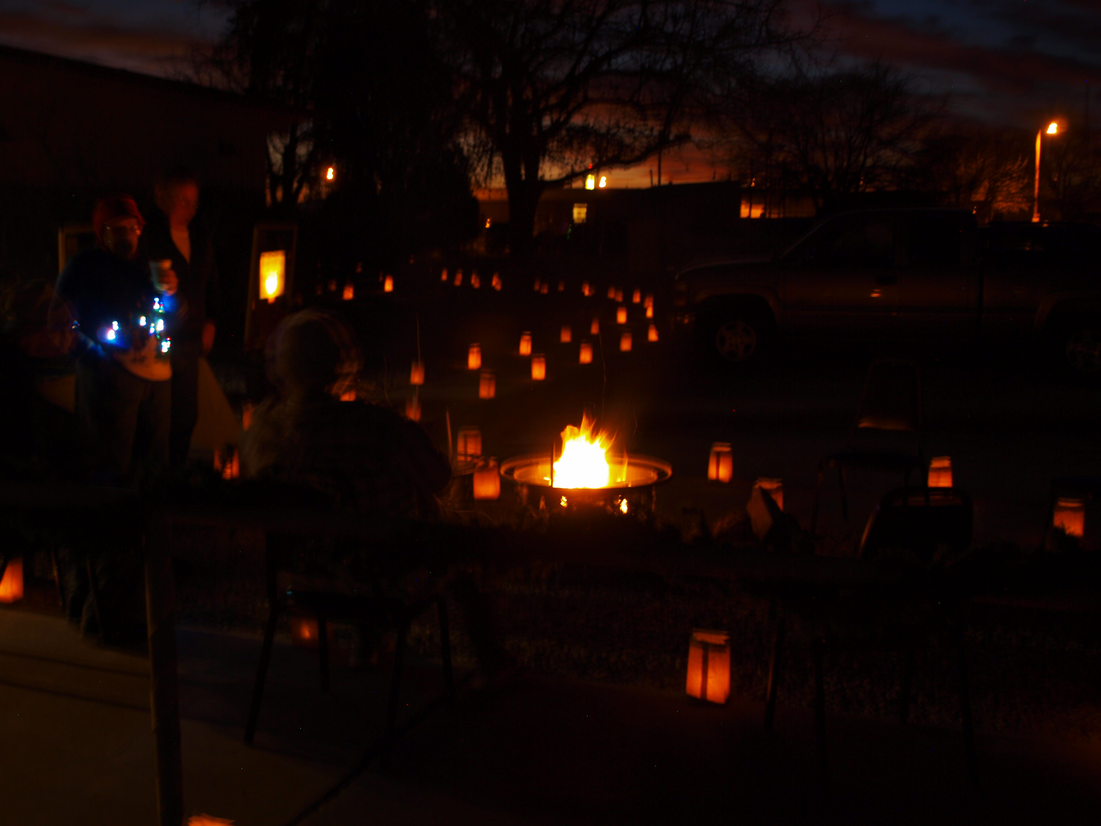 Luminaria Walk Photo
