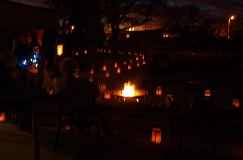 Luminaria Walk Photo