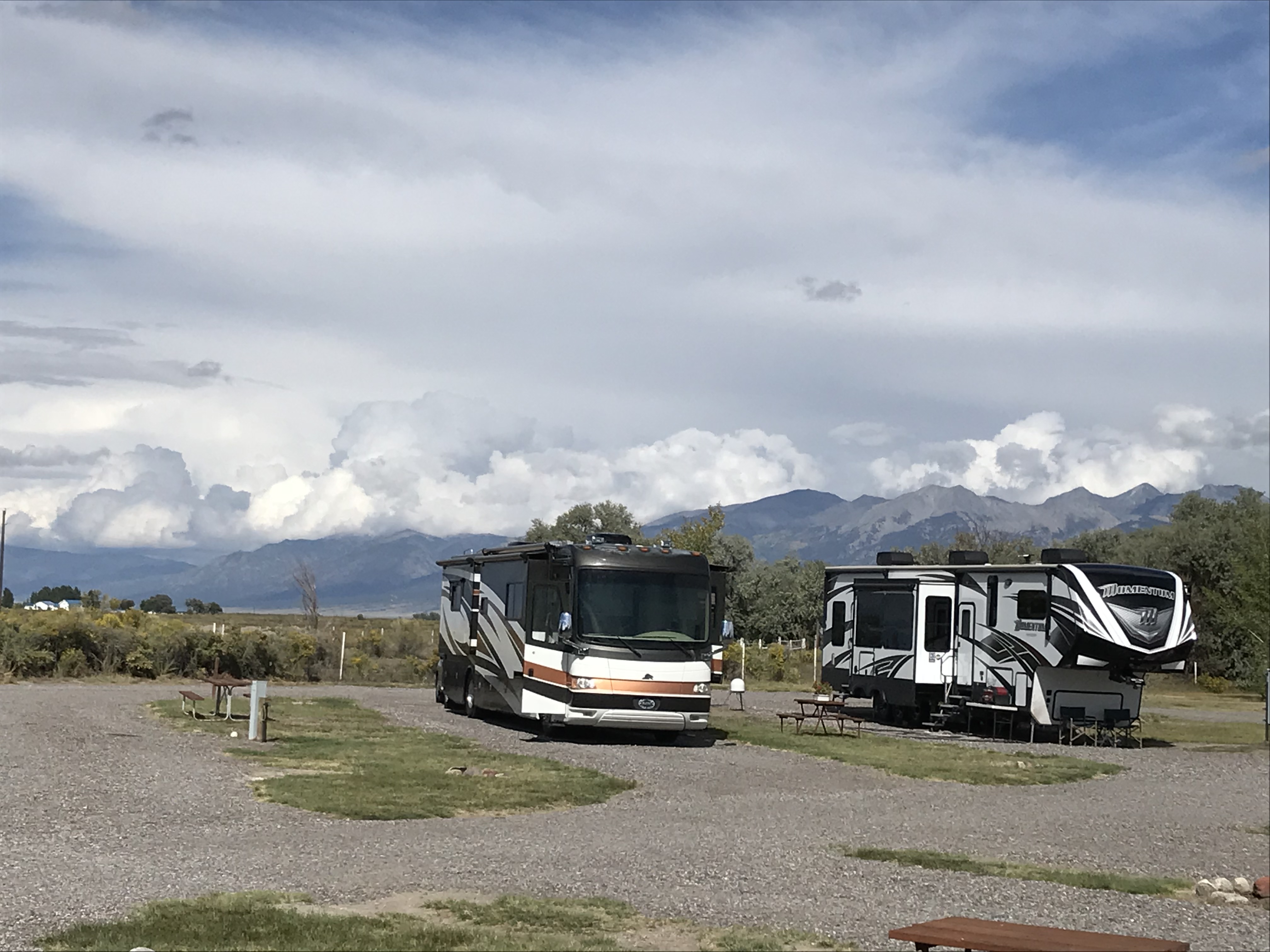 Back Row sites are big rig friendly