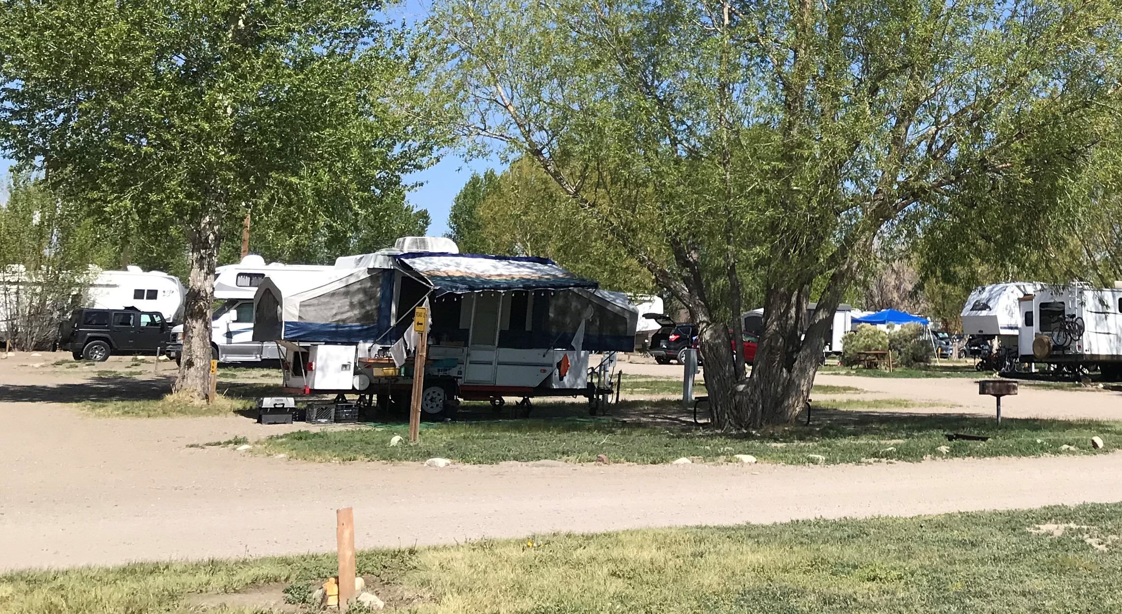 End site with room to relax outdoors.