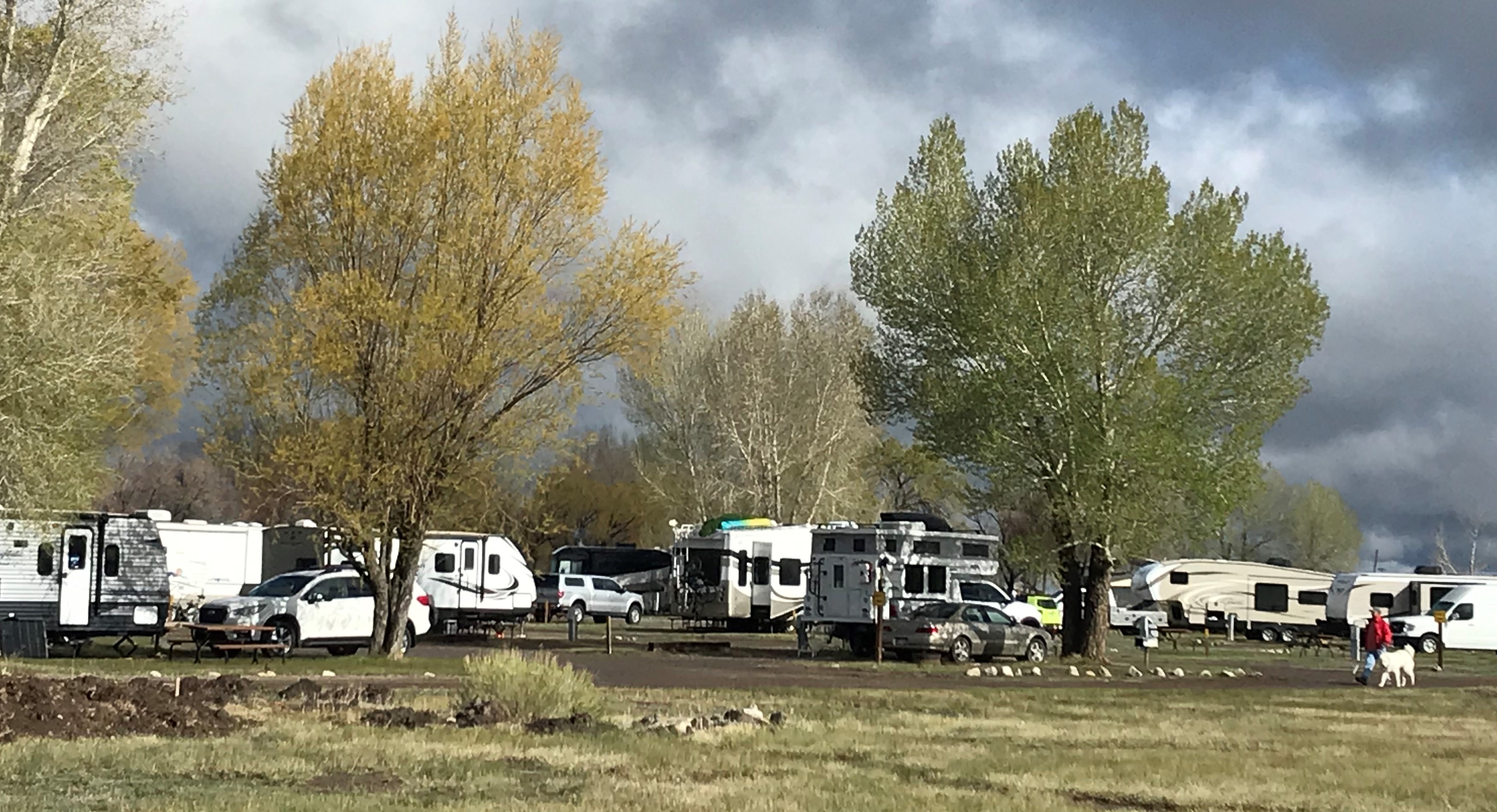 End sites on east side of campground