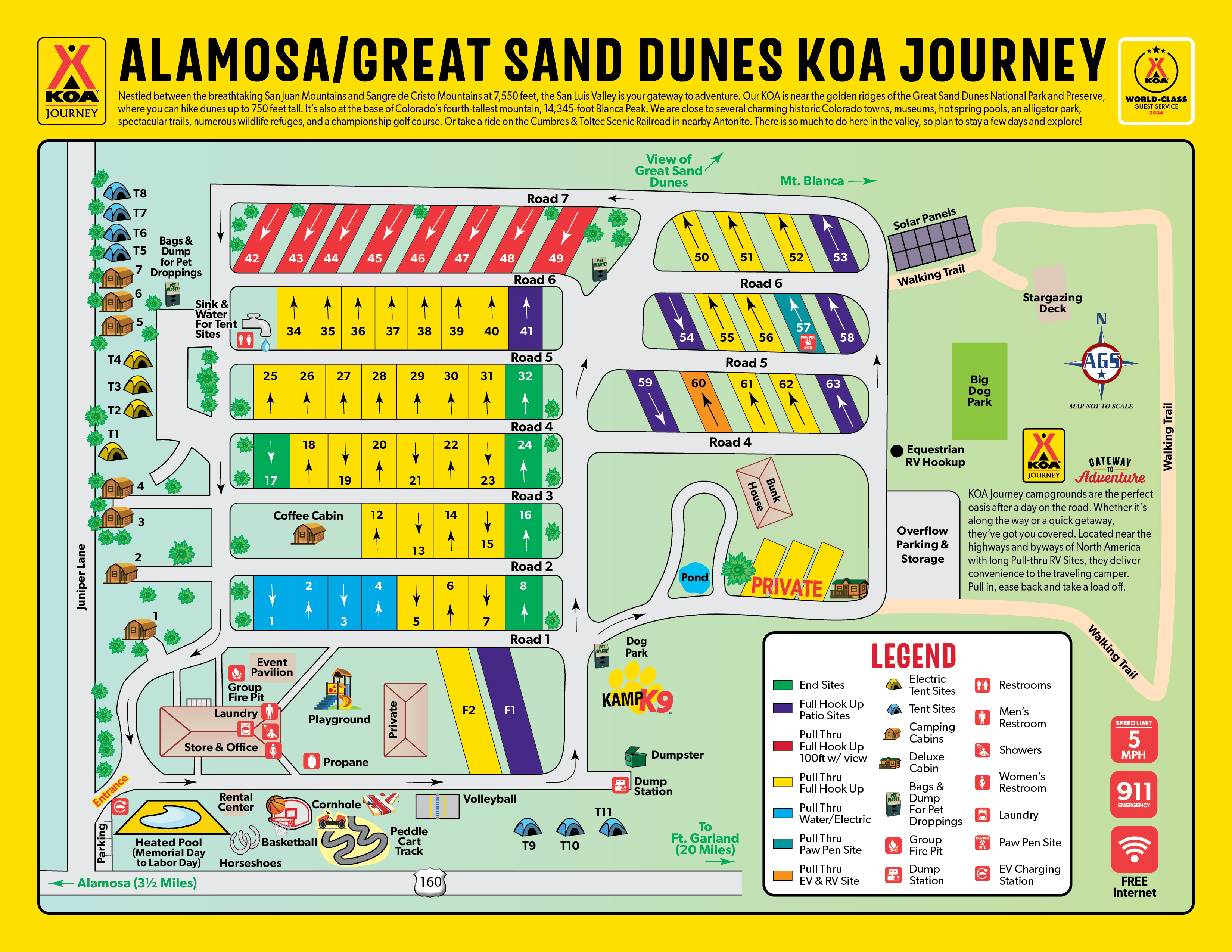 Campground Site Map