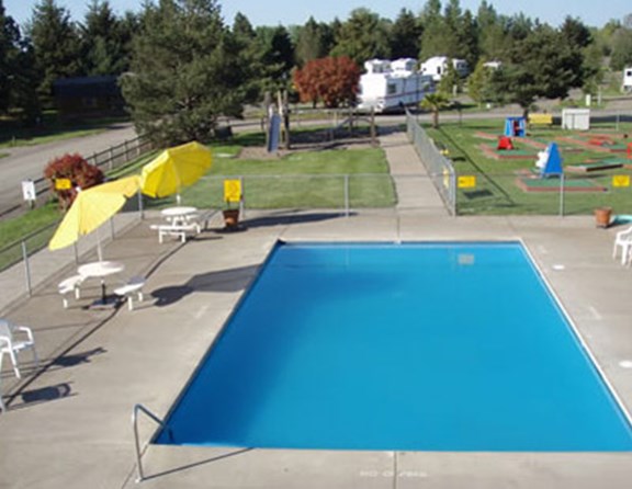 Our heated pool is open from May 21 through September 20