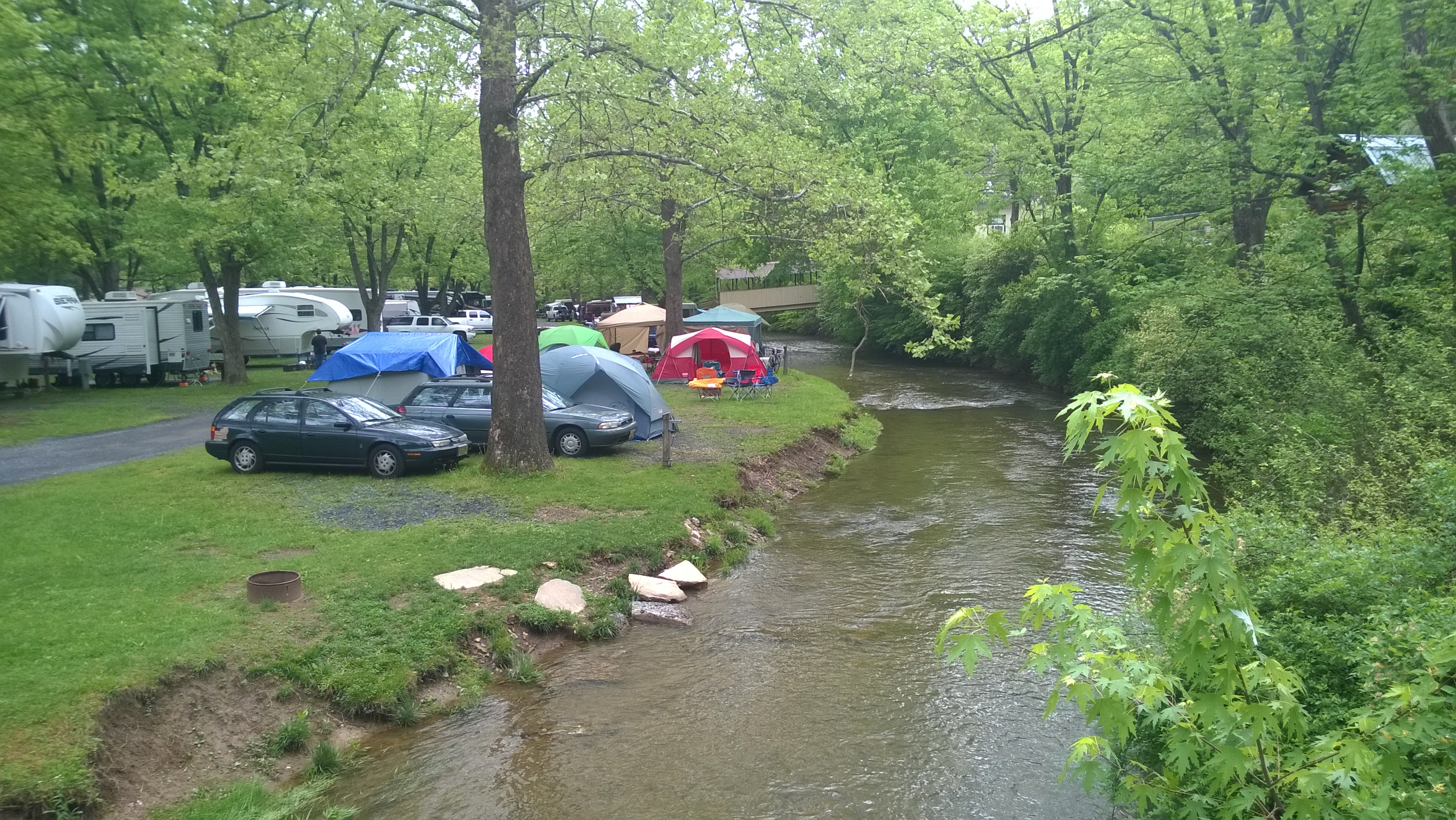 Tent and popup sites