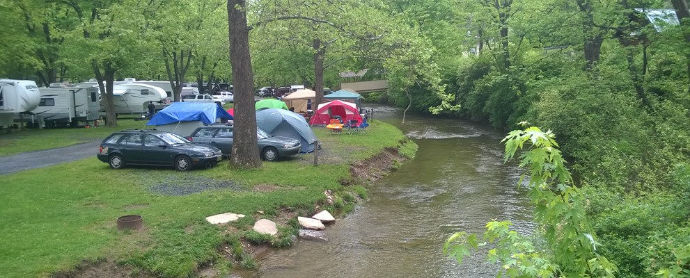 Tent and popup sites