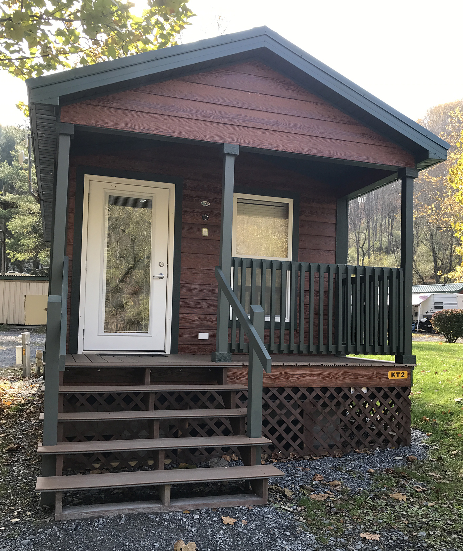 Cottage 2, our newest deluxe cabin