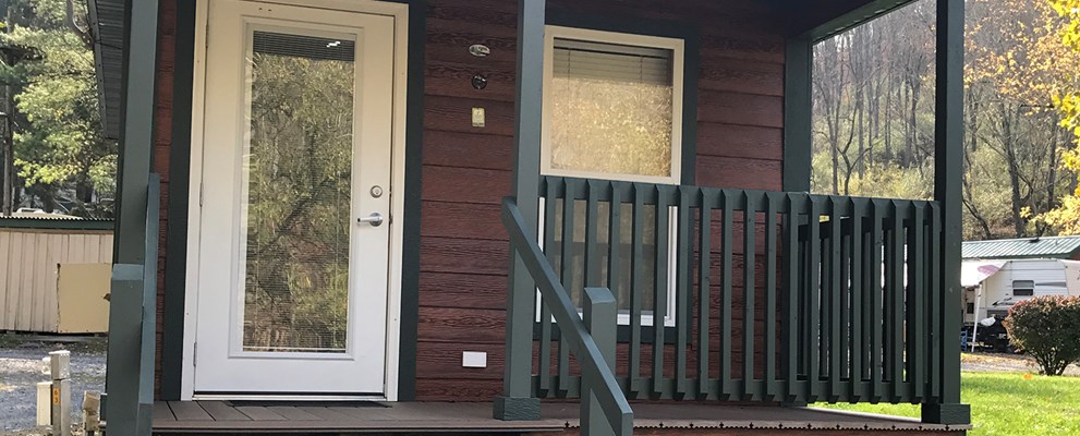 Cottage 2, our newest deluxe cabin