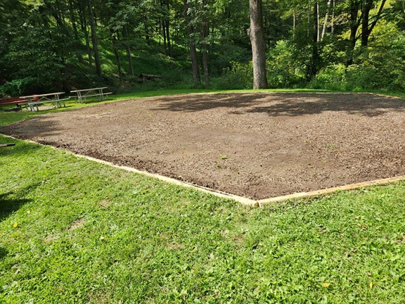 Group tent site