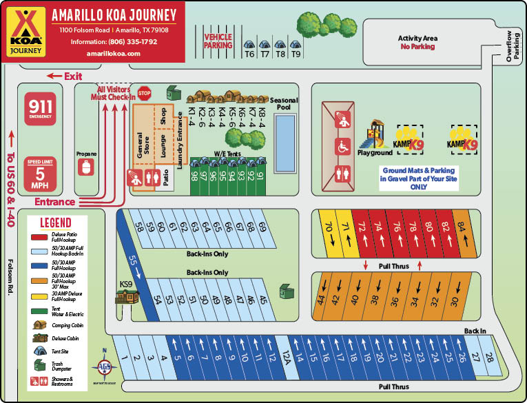 Campground Site Map