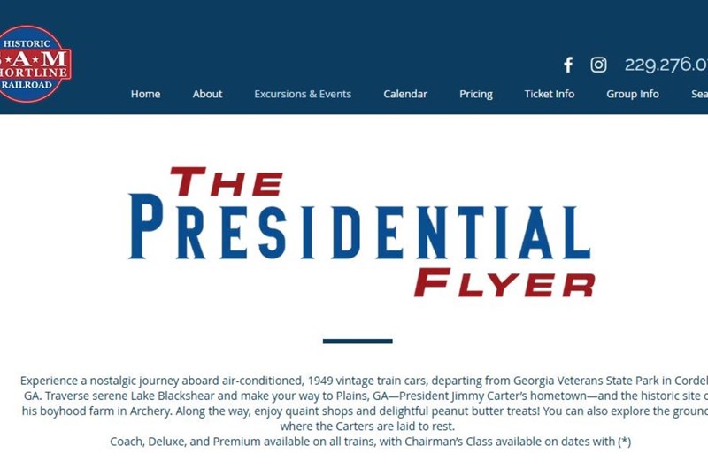 Presidential Flyer Train Ride Photo
