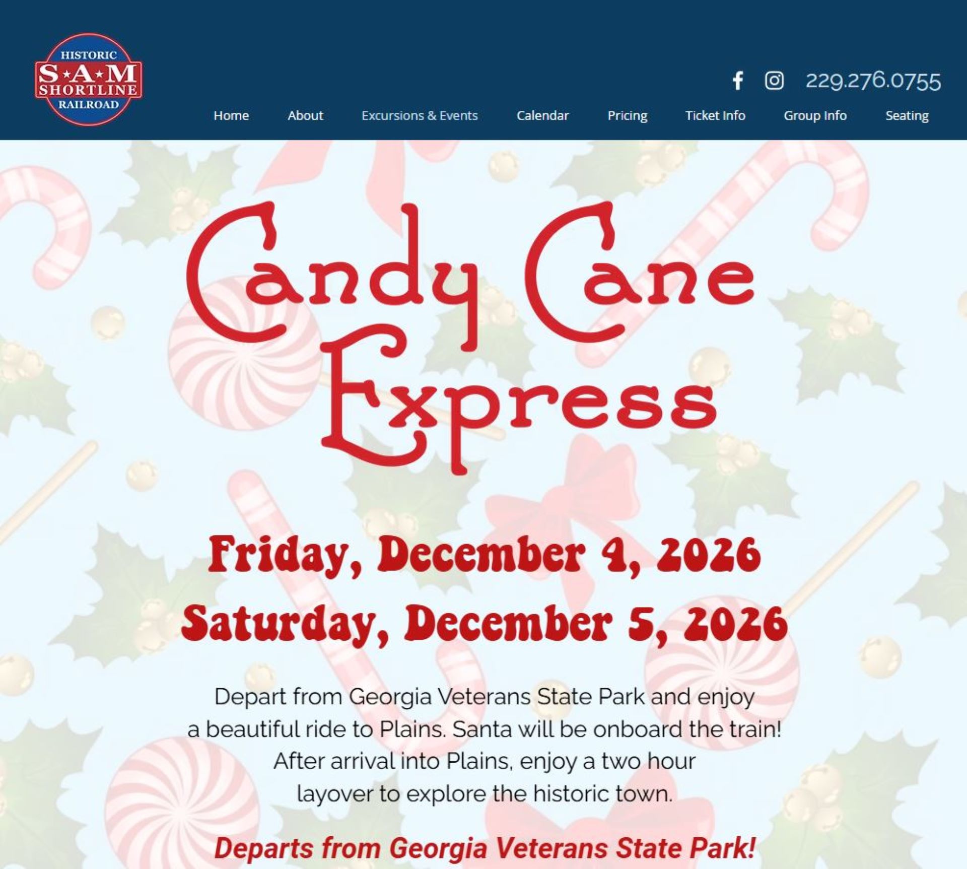 Candy Cane Express Photo