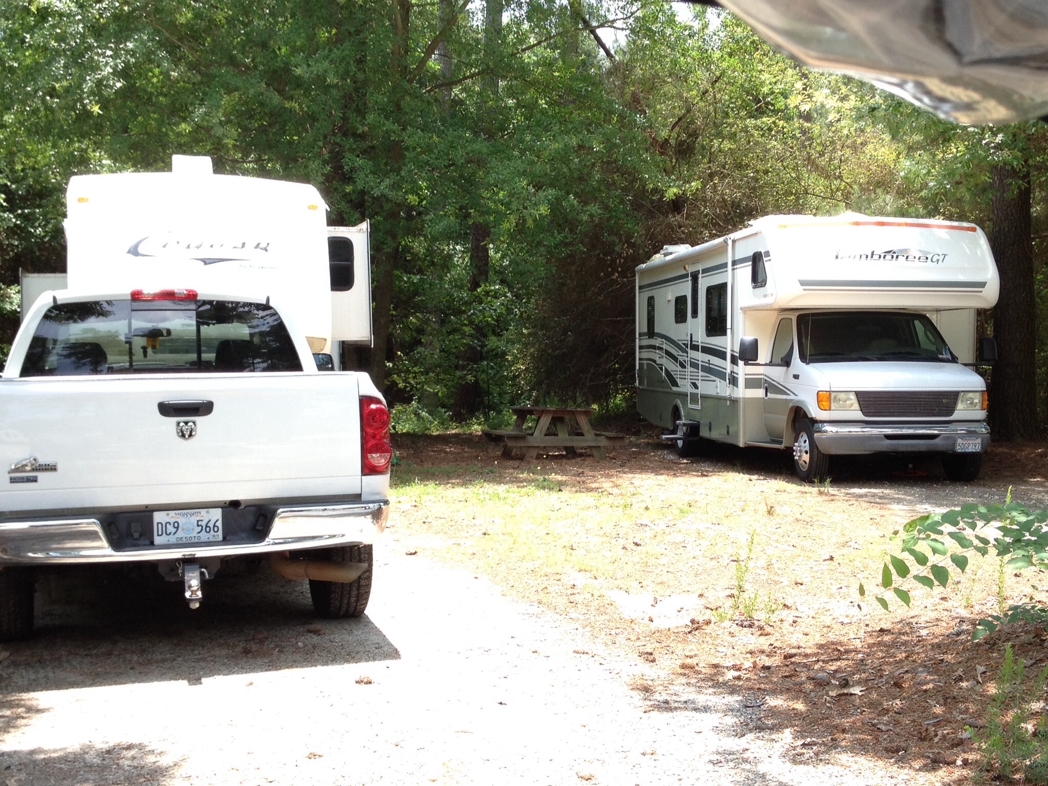 Full Hookup Back-in RV Sites