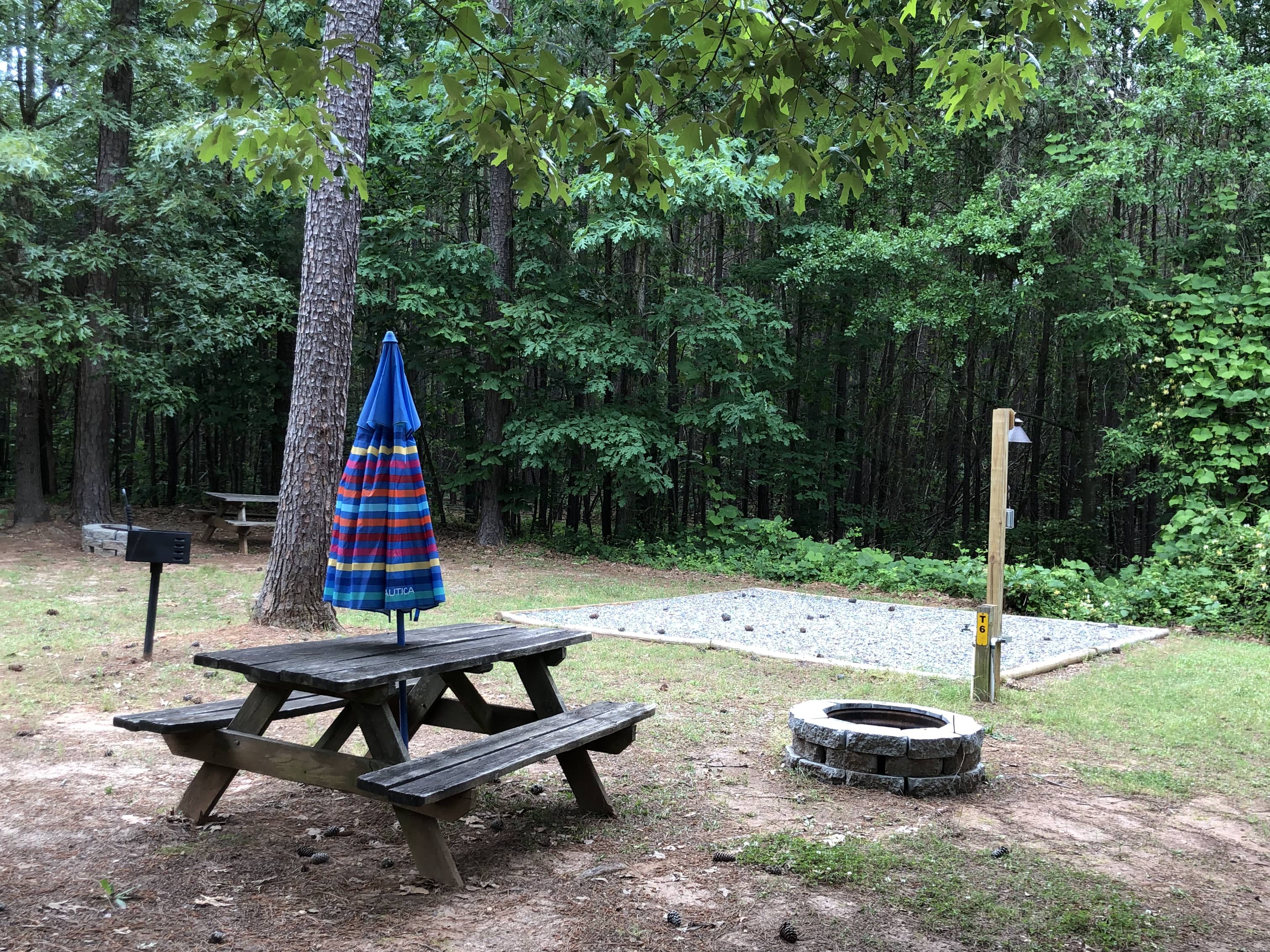 16x16 tent pad site