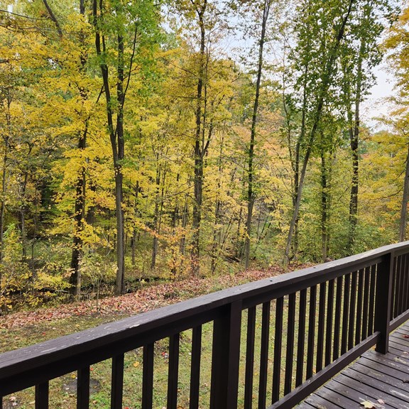 Honeymoon Cabin deck