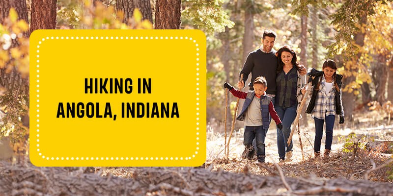 Hiking in Angola, Indiana