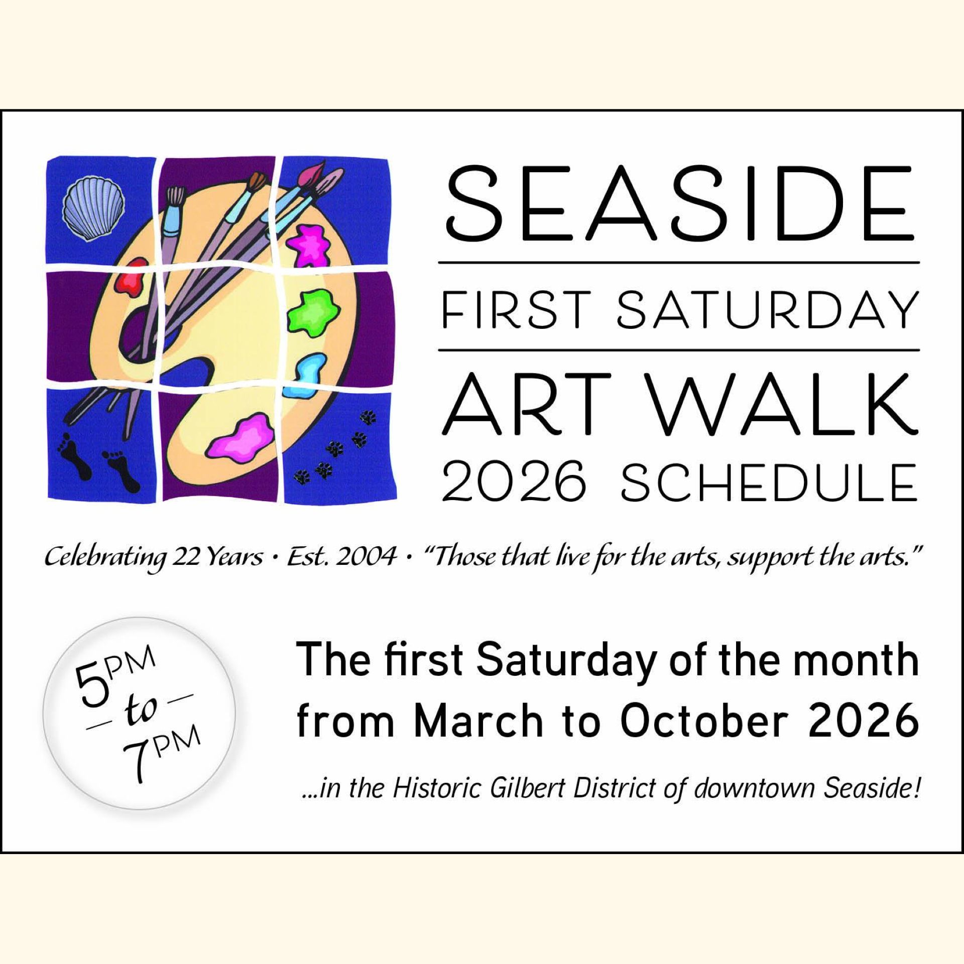 Seaside First Saturday Art Walk Photo