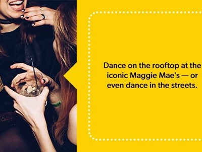 Dancing and nightlife attractions at the "Bourbon Street of Austin"