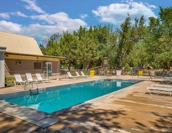 This new pool was installed in the spring of 2017. It stays warm all season with its dark color and night time cover. Open 10 AM until 1/2 hour before store closes.