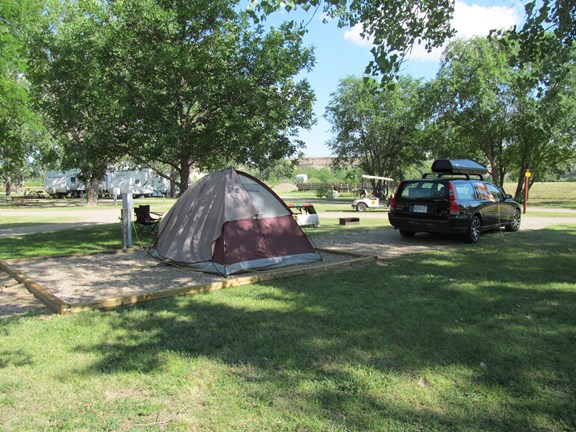 Tent sites with Electric