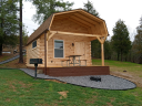 Camping Cabin Front Entrance