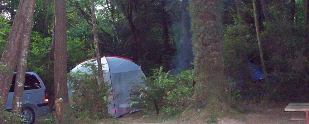 TENT SITE W WATER/POWER