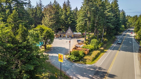 Welcoming Entrance at Bandon / Port Orford KOA Journey