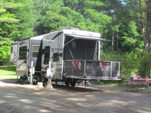 Bring your toy hauler, there is plenty space for it and your truck.