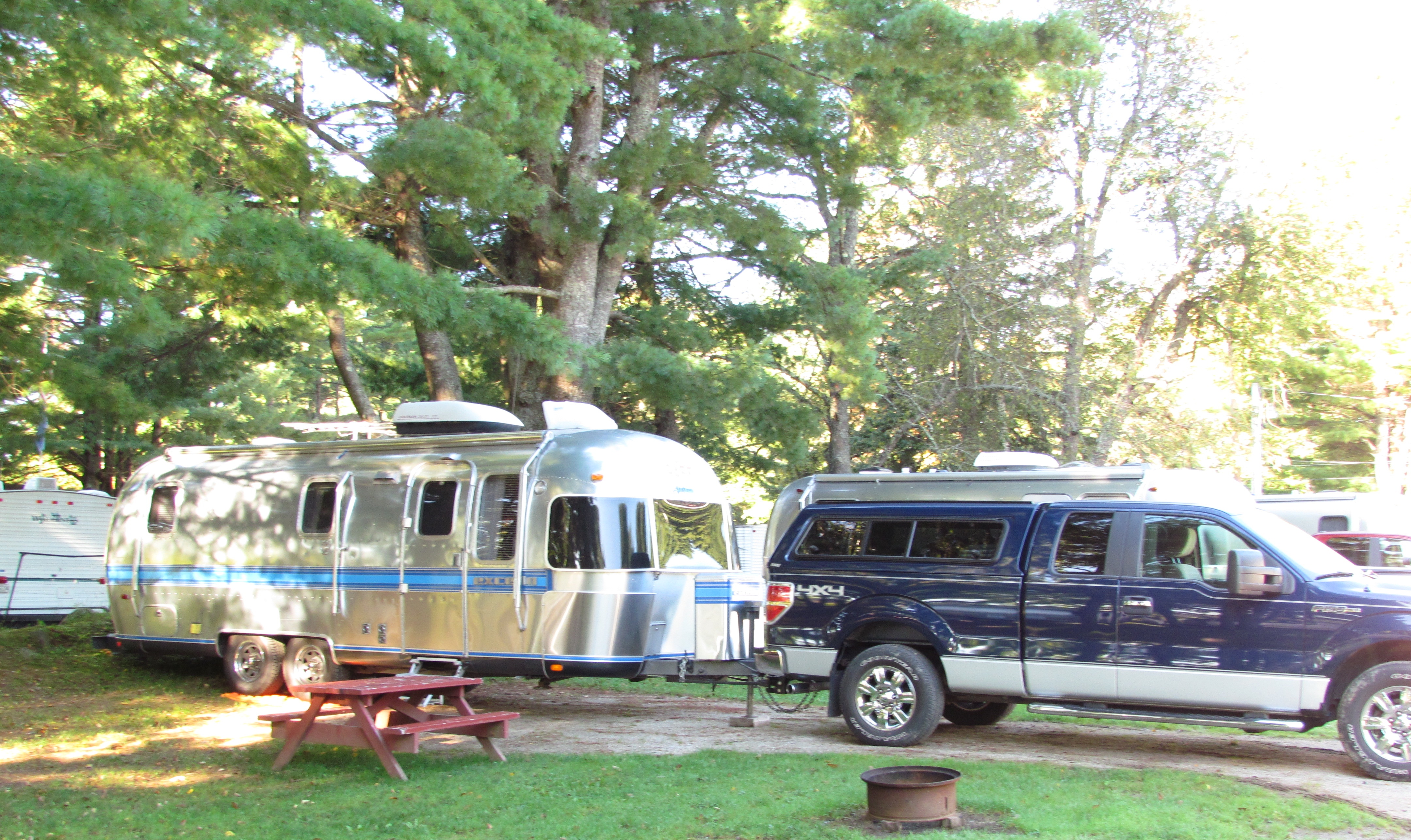 wonderful site for a trailer