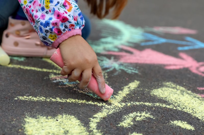 Bangor Sidewalk Art Festival - Fall Photo