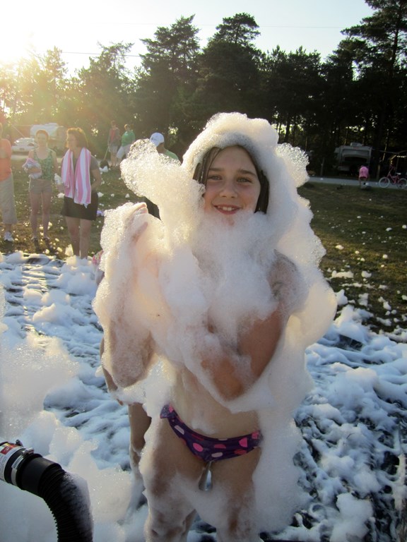 Having so much fun at Barrie KOA Campground!
