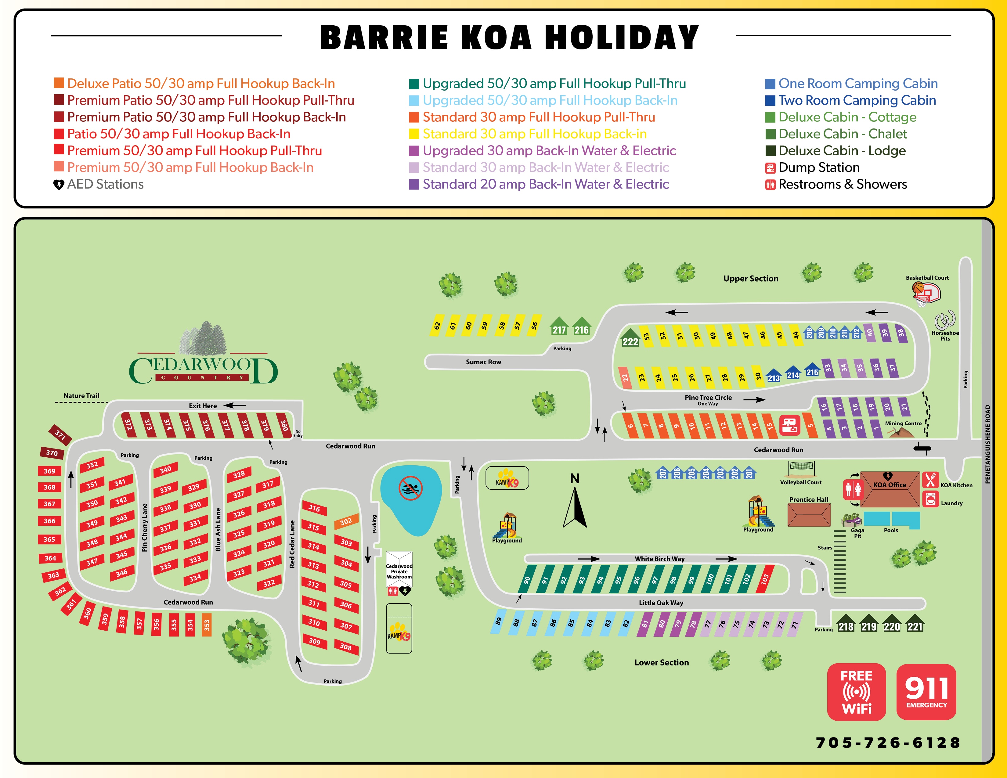 Campground Site Map