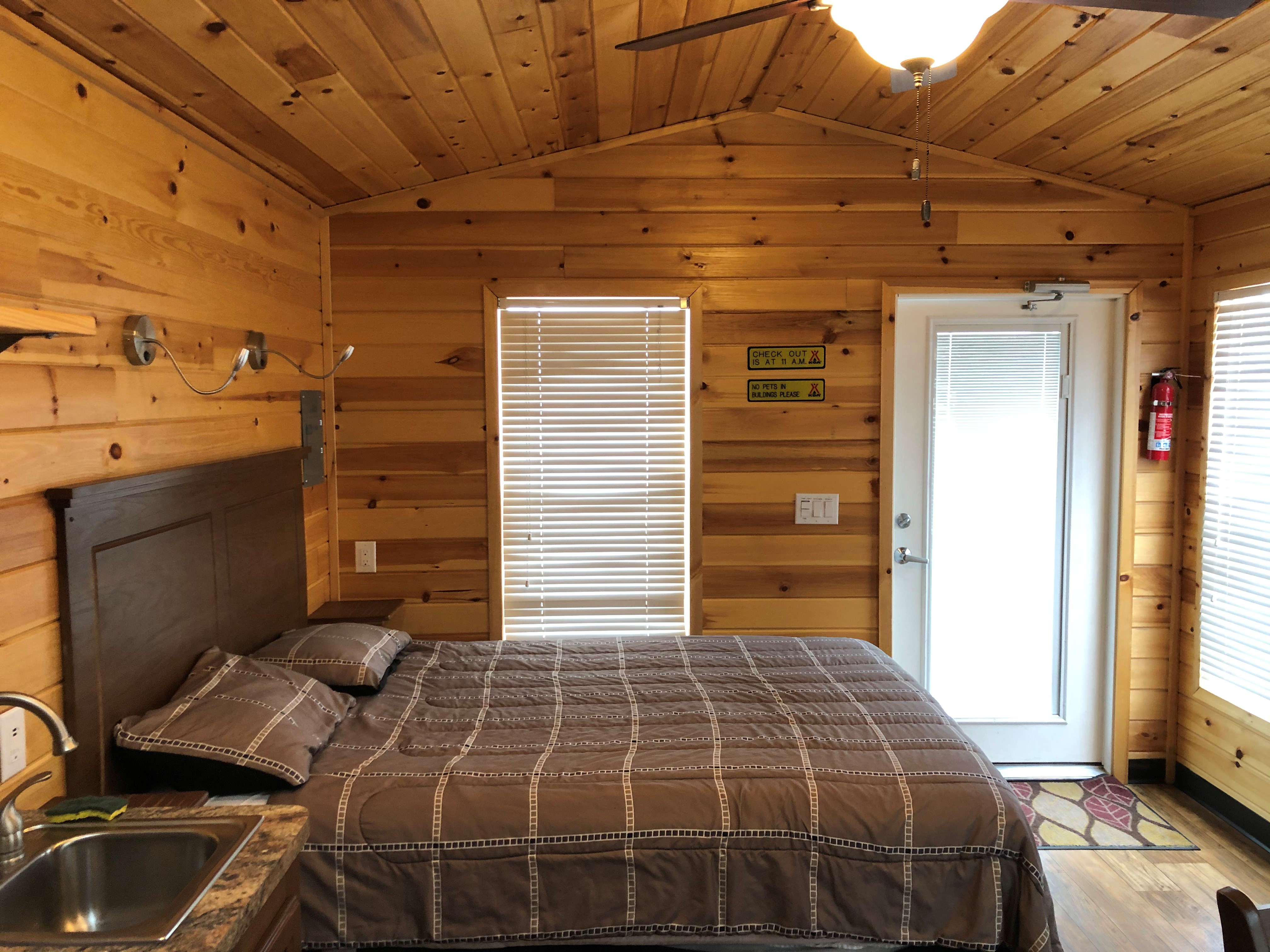 Queen Size Bed ( linens included).