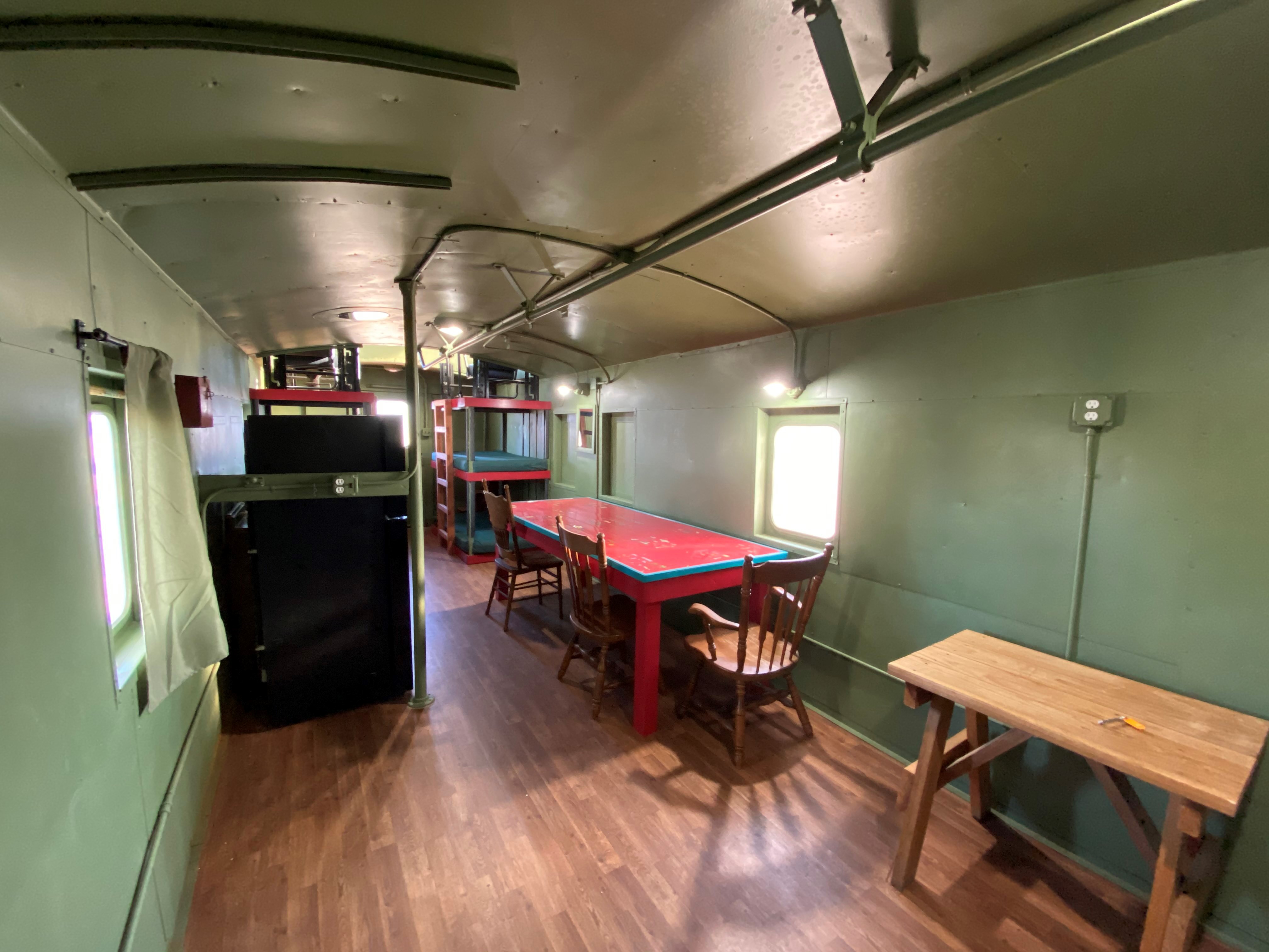 Have fun staying in our "Luigi" Santa Fe Caboose.