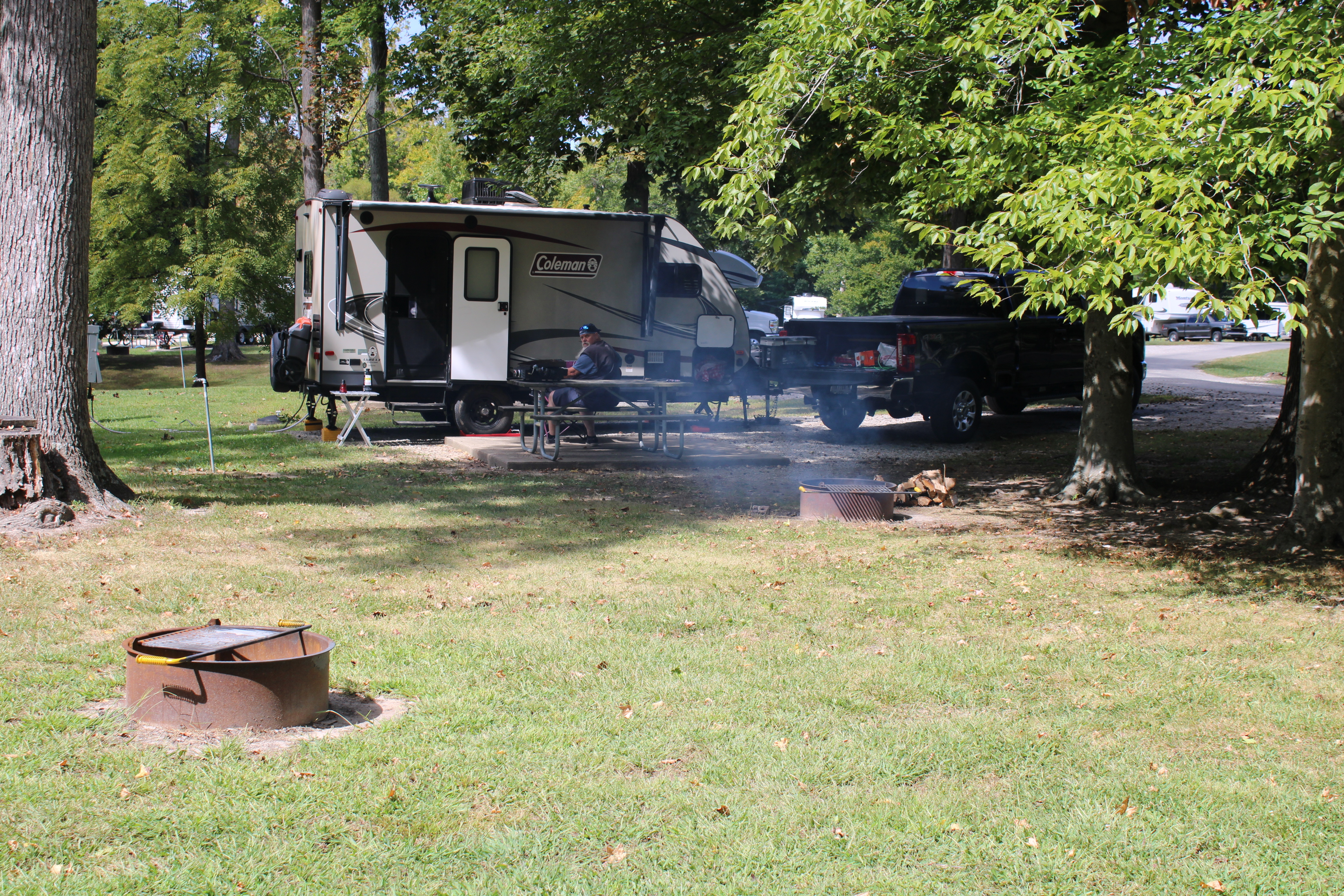 site 70 nice shady site with large yard